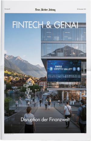 NZZ Schwerpunkt Beilage FinTech & GenAI